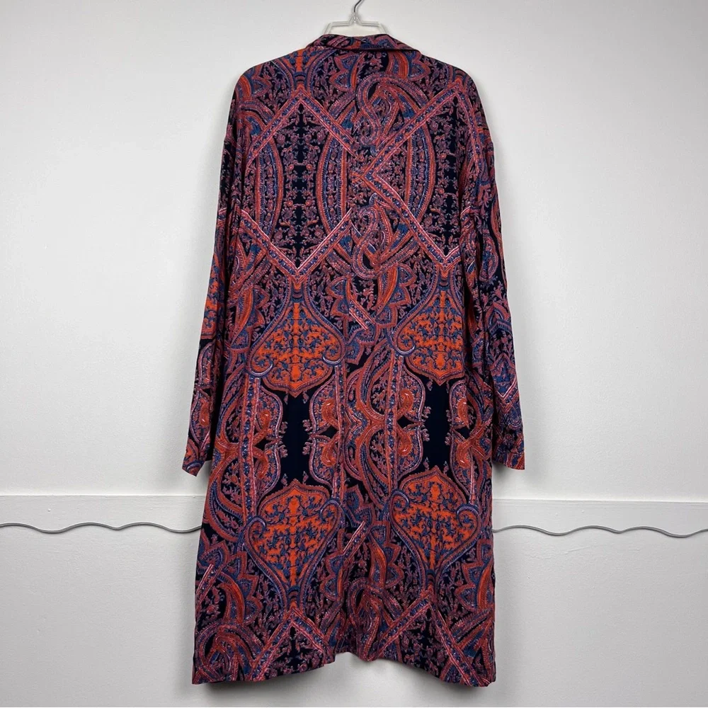 Free People Half Moon Kimono Boho Duster - Picture 4 of 6